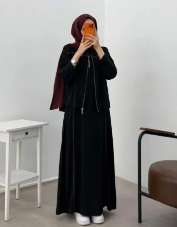 ikili elbise tensel kumaş
